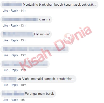 Kes Buang Sampah Dari Atas Flat Mencetuskan Kemarahan Netizen