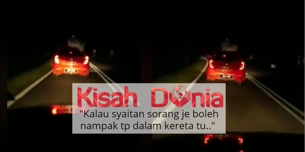 Seram! Penampakan Atas Bumbung Kereta Buat Ramai Terganggu ...