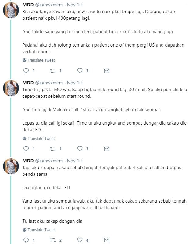 Doktor Luah Rasa Kesal, Ibunya Pergi Pada Hari Yang Sama Terpaksa ‘On Call’