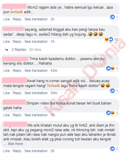 ‘Musim Sunat’-Nyanyi Sambil Berkhatan, Gelagat Adik Ni Buat Ramai Terhibur