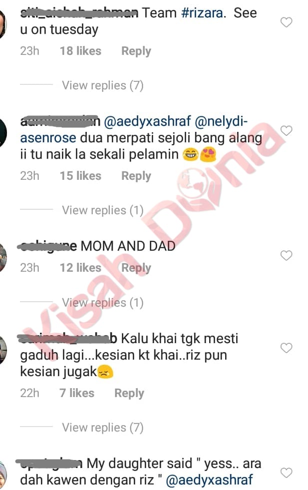 “Bahu Tu Tak Terasa Ke”- Foto Mesra Aedy Nelydia Diperli Tapi Ramai Pula Backup