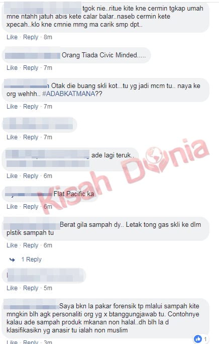 Kes Buang Sampah Dari Atas Flat Mencetuskan Kemarahan Netizen