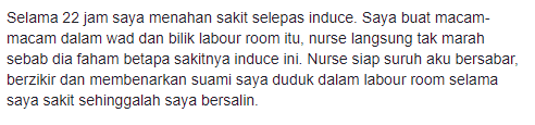 “Sampai Sekarang Fobia Dengan Induce” Merana 22 Jam, Allah Yang Tahu Peritnya..