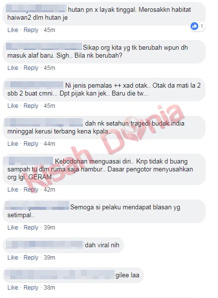 Kes Buang Sampah Dari Atas Flat Mencetuskan Kemarahan Netizen