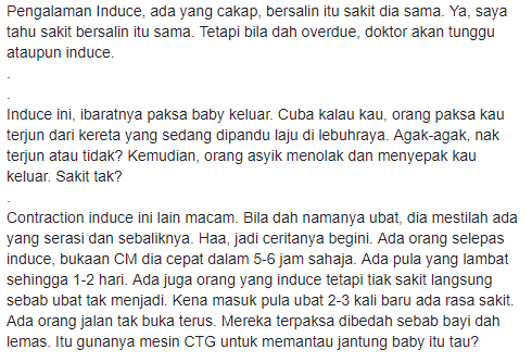 “Sampai Sekarang Fobia Dengan Induce” Merana 22 Jam, Allah Yang Tahu Peritnya..