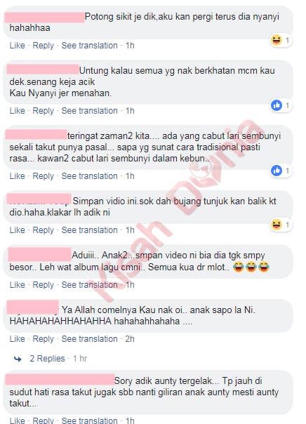 ‘Musim Sunat’-Nyanyi Sambil Berkhatan, Gelagat Adik Ni Buat Ramai Terhibur