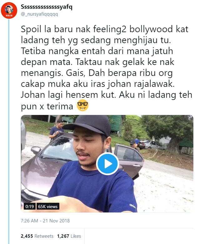 Kejadian Melucukan Ketika Di Ladang Teh, Gelagat Lelaki Ini Buat Ramai Terhibur