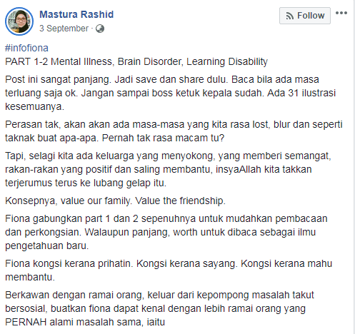 Perkongsian Masalah Mental dan Kemurungan, Respon Yang Diterima Mengejutkan