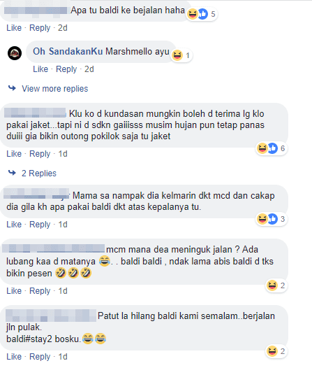 Fesyen Marshmellow Guna Baldi Jadi Bahan Jenaka Netizen