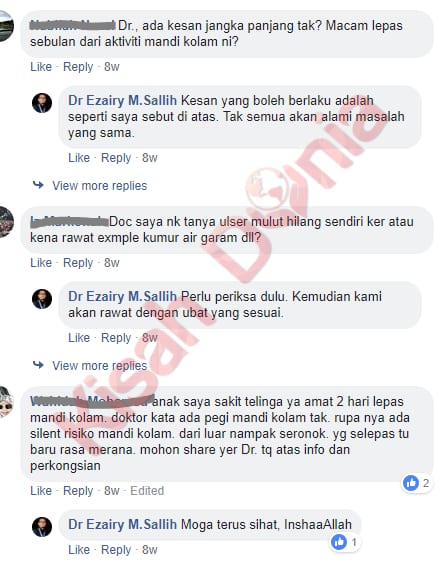 Risiko Tinggi Jika Biar Anak Mandi Kolam Kerana….