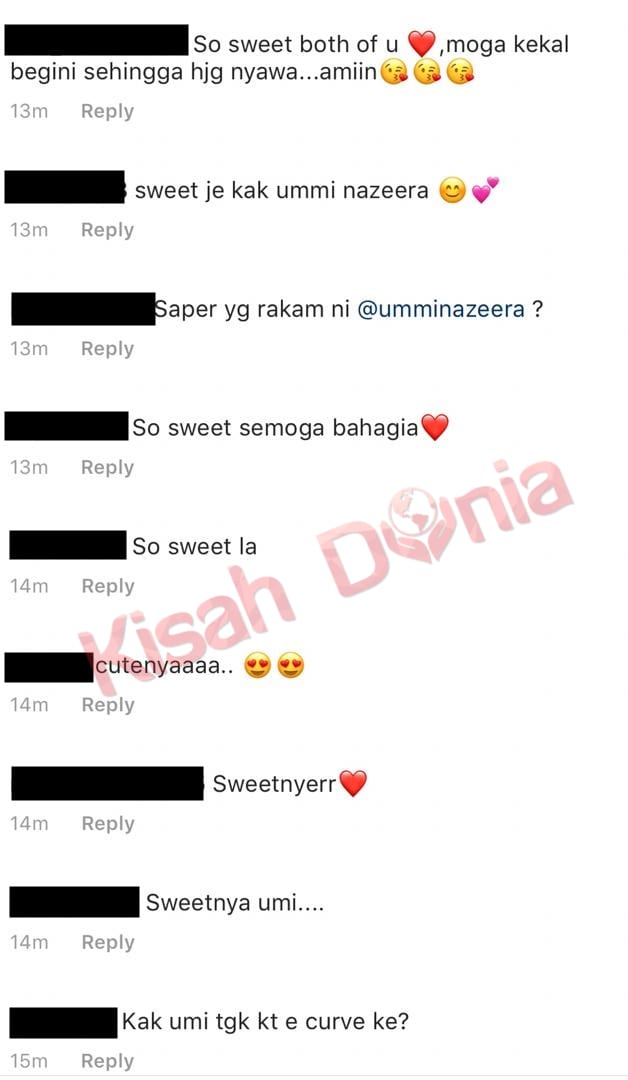 ‘So Sweet’- Dukung Ummi Nazeera, Netizen Puji Sifat Terpuji Izzar