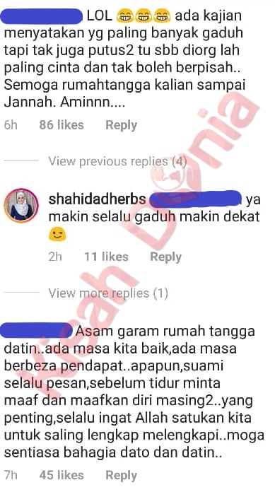 “Dulu 25 Hari Sebulan Kami Gaduh…” – Datin Shahida Dedah Perihal Suaminya