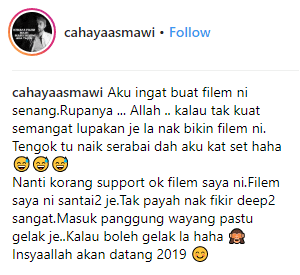 “Omg Serabai,Filem Pun”- Mawi Terima Kecaman Sebab Kongsi Filem Belum Ada Tajuk