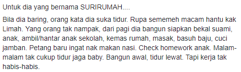 “Pemalas, Kaki Facebook, Bangun Lambat”- Ramai Cemburukan Suri Rumah Tapi..