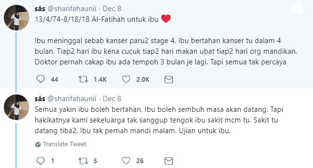 Gadis Ini Cuma Sempat Jumpa Ibu 5 Minit Saja Sebelum Dia Pergi Selamanya…