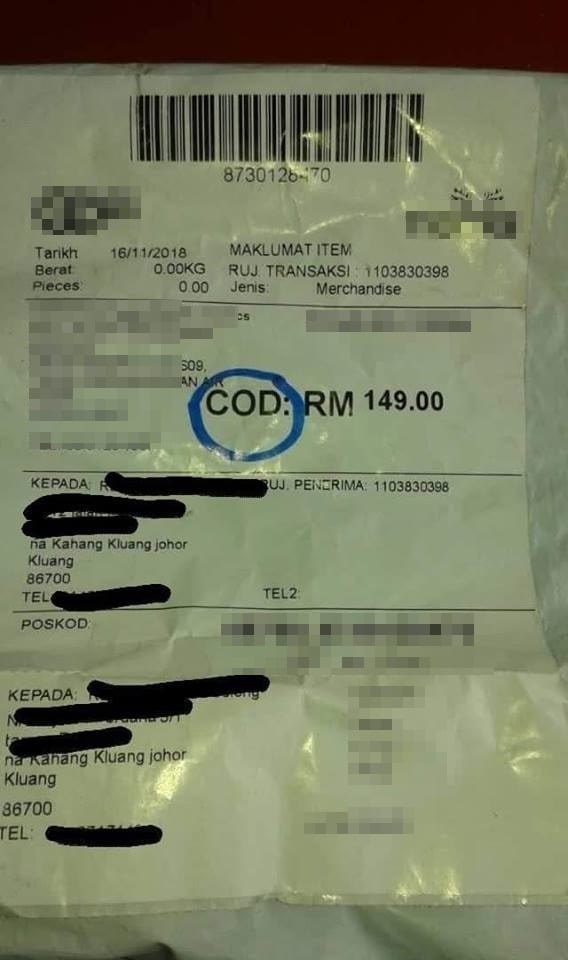 Taktik Scammer Melalui Kurier Servis,Ramai Cuak Akan Modus Operandi Terbaru Ini