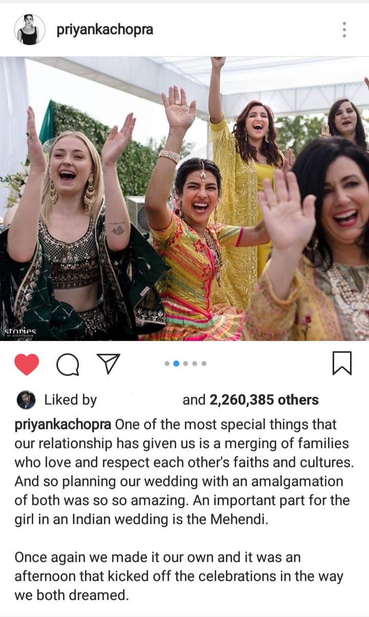 Cinta Dua Negara- Nick Jonas & Priyanka Chopra Akhirnya Sudah Berkahwin