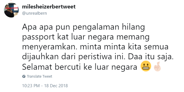 Tips Penting Jika Anda Hilang Passport Sewaktu Travel Di Luar Negara