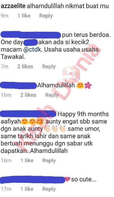 “Segalanya Tentang Aafiyah” – Baru 9 Bulan, Si Pipi Merah Kalahkan Dato’ Siti