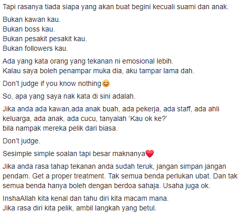 “Ibu Okay Ke?”- Doktor Tertekan Di Tempat Kerja Kongsi Pengalaman Dikaunseling