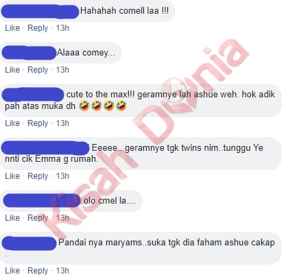 Gelagat Kembar Comel Digilai Netizen, Ibu Muda Ini Akui Tugasnya Bukan Mudah