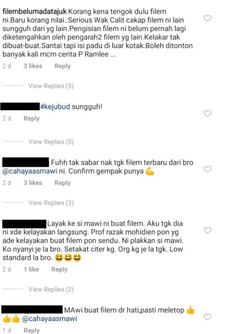 “Omg Serabai,Filem Pun”- Mawi Terima Kecaman Sebab Kongsi Filem Belum Ada Tajuk