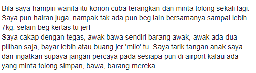 Wanita Kongsi Peristiwa Ngeri Di Lapangan Terbang, Kanak-Kanak Jadi Fokus Utama