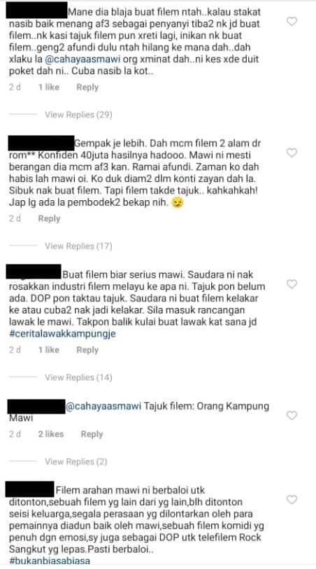 “Omg Serabai,Filem Pun”- Mawi Terima Kecaman Sebab Kongsi Filem Belum Ada Tajuk