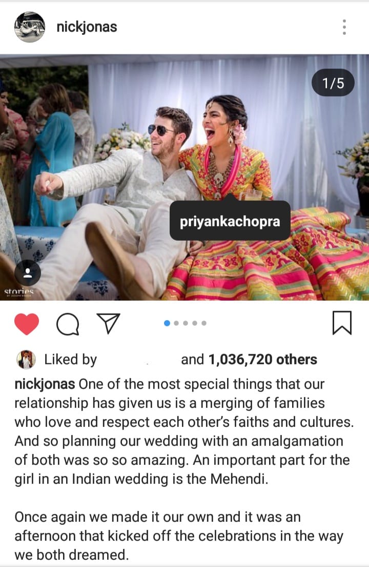 Cinta Dua Negara- Nick Jonas & Priyanka Chopra Akhirnya Sudah Berkahwin