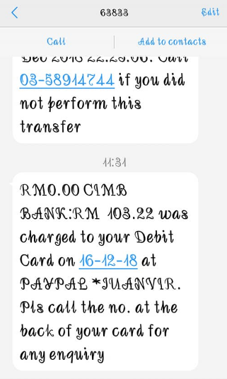 Login Tak Sampai 5 Minit Terus Logout, Dapat SMS Duit Kena Potong Sampai Licin