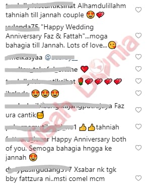 [Foto] Sweet Fattzura Sambut Anniversary Curi Tumpuan, Bila Nak Ada Baby?