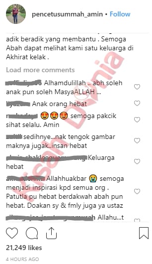 “Matanya Buta Tapi…”-Netizen Tersentuh Dengan Kapsyen Di Muatnaik PU Amin