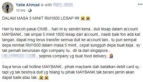 “5 Minit Je, Tapi RM1800 Lesap!” – Mangsa Penipuan Maybank2u Pula Naik Berang