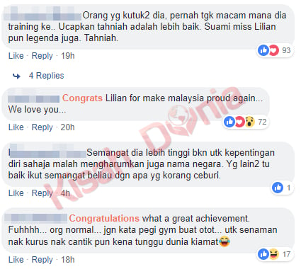 Lilian Tan Kekal Gelaran Juara Kejohanan Bina Badan Dunia Kali Keempat