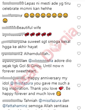 [Foto] Sweet Fattzura Sambut Anniversary Curi Tumpuan, Bila Nak Ada Baby?