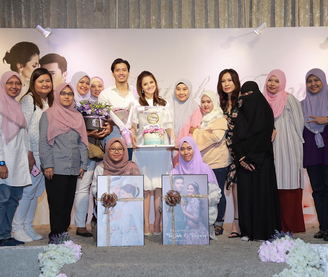 [Foto] Sweet Fattzura Sambut Anniversary Curi Tumpuan, Bila Nak Ada Baby?