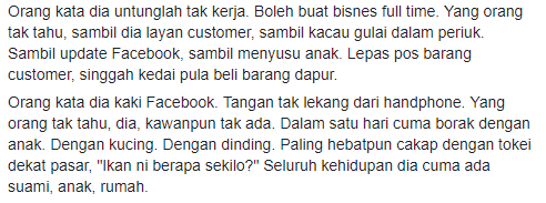 “Pemalas, Kaki Facebook, Bangun Lambat”- Ramai Cemburukan Suri Rumah Tapi..