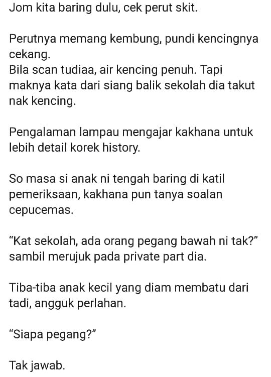 Budak 3 Tahun Memblsu Kenapa Tahan Kencing, Akhirnya Rahsia Terbongkar..