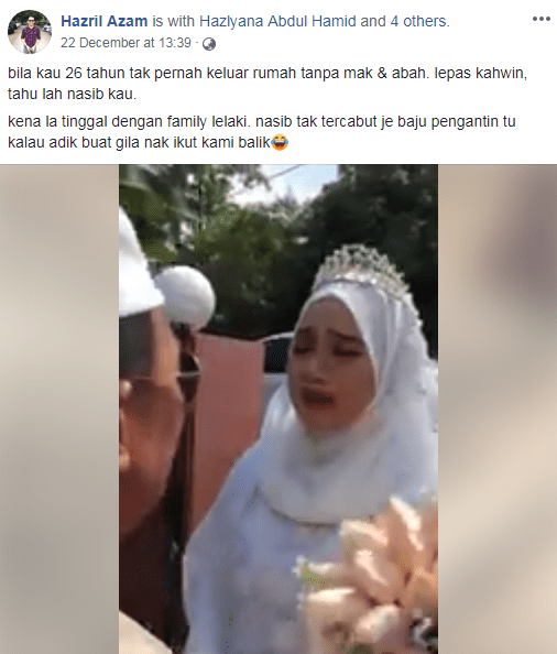 Tak Pernah Berjauhan Selama 26 Tahun, Pengantin Hampir Tinggalkan Majlis Kahwin