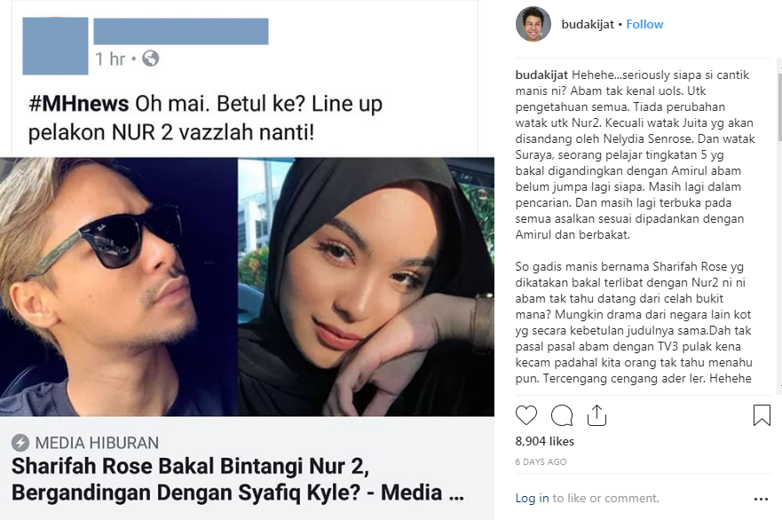 Pengarah Drama Popular Nur Terkilan Akan Artis Yang Berlagak Diva dan Lupa Diri