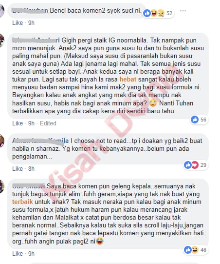 Tuhan Tarik Nikmat Menyusu Badan? Wanita Bidas Isu Susu Formula Noor Nabila