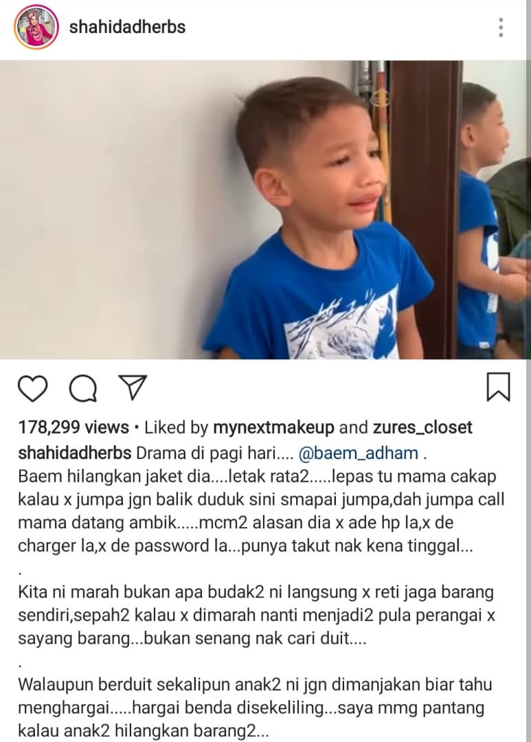 ‘Walau Kaya Tetap Ajar Anak Berjimat’- Datin Shahida Didik Anak Dipuji Netizen