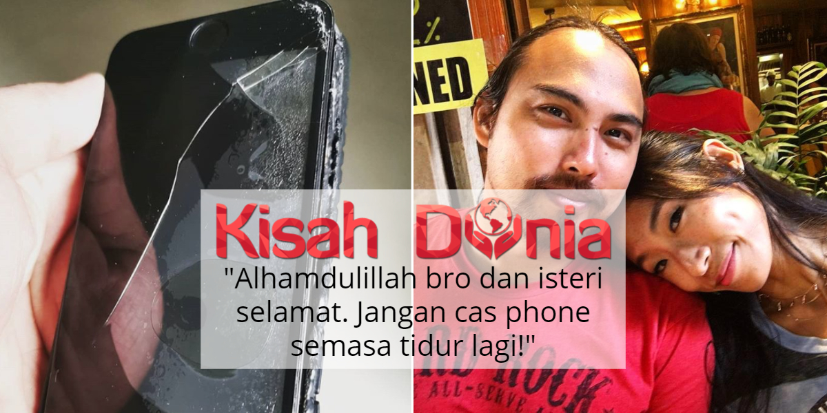 Jehan Miskin Kongsi Detik Cemas Handphone Terbakar Semasa Tidur 4