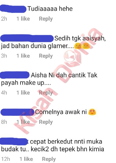 Gara-Gara Bersolek Sebelum Ke Stadium, Netizen Risau Aaisyah Jadi Bahan Glamour