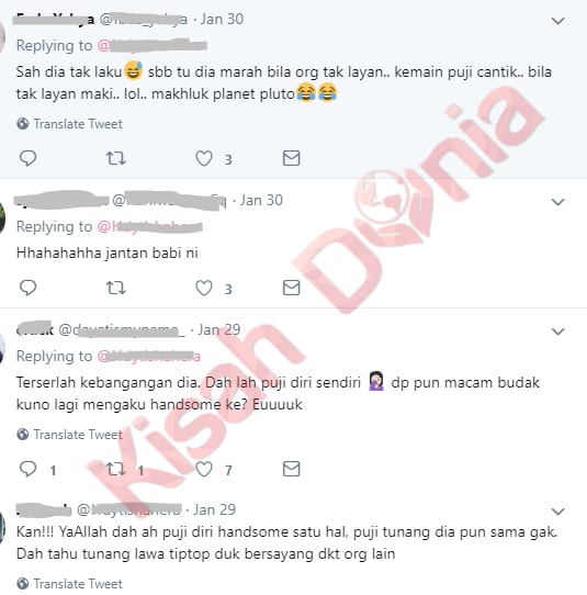 “Kau Tak Layak Nak Kawan Dengan Lelaki Handsome & Smart Macam Aku…”