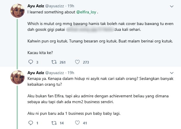 “Kahwin Kutuk, Tunang Kutuk”- Cikgu Ayu Pertahankan Elfira Loy Daripada Kecaman