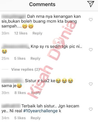 “Nak Crop Tak Sampai Hati” – 10 Years Challenge Rita Rudaini Paling Win!