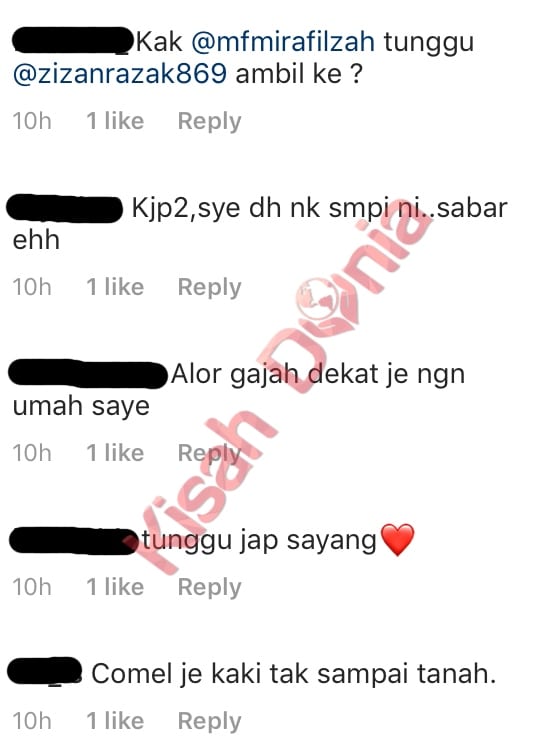 “Saya Tak Suka Menunggu..”- Mira Filzah Bagi Hint Lagi Dekat Zizan Razak?