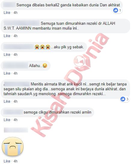 Terpaksa Pakai Seluar & Kasut Milik Abang, Guru Ini Murah Hati Bantu Muridnya!