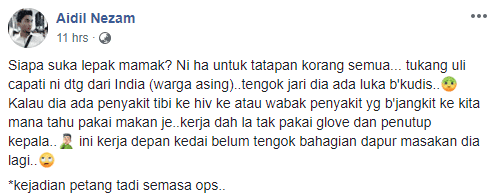 “Kembang Tekak!” –  Netizen Naik Seram Lepas Tengok Tangan Penguli Capati Ini